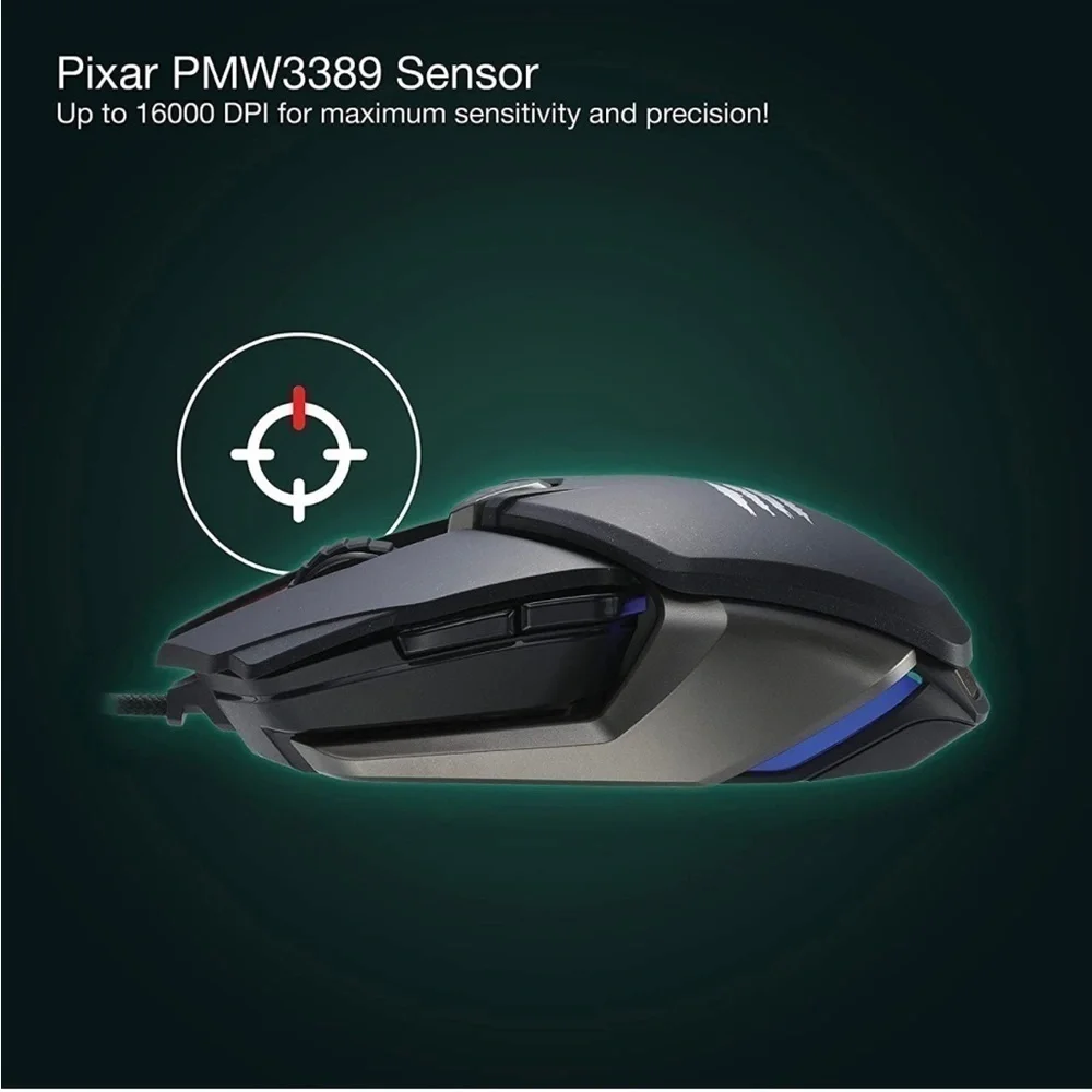 NIB Mad Catz B.A.T. 6+ Wired Gaming Mouse